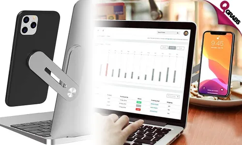 Magnetic Mobile Holder for Laptop!
